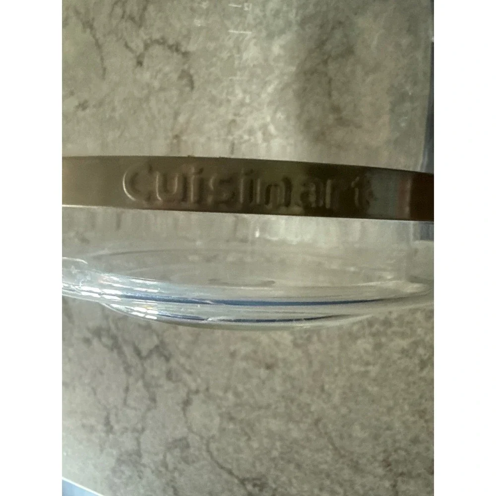 Cuisinart 12 Cup Glass Carafe Replacement Black Handle Lid Coffee Maker Part
